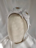 White Twin Rose Headband