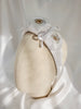 White Twin Rose Headband
