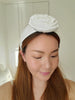 White Rosa Headband