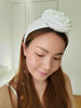 White Rosa Headband