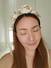Champagne Blush Twin Rose Headband